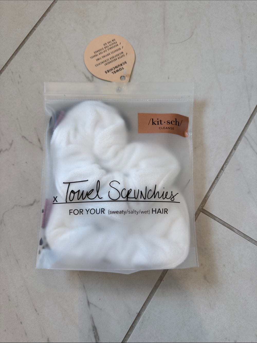 Kitsch towel scrunchies